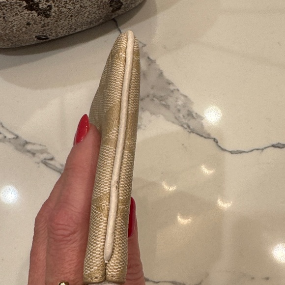 Coach Beige and Cream Wristlet - Picture 6 of 16